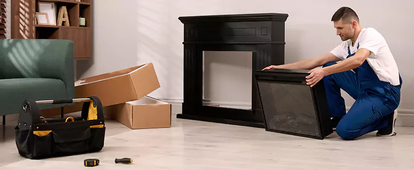 Old Rusted Metal Fireplace Repair And Replacement in Hagerstown, MD